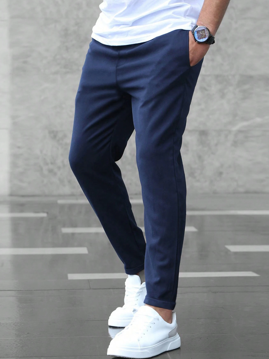Ellis | Men's Slim Fit Drawstring Trousers