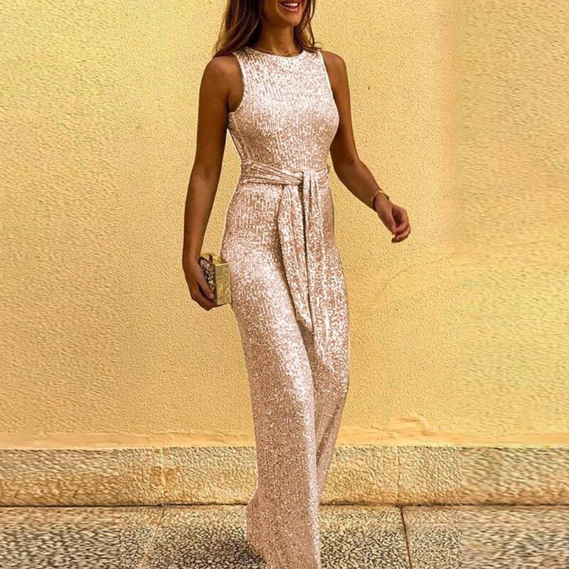 Paulina | Glamorous Sequin Jumpsuit for Women