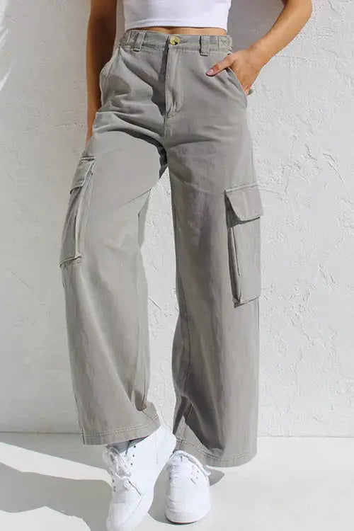 Meryl | Stylish Women's Wide-Leg Cargo Pants