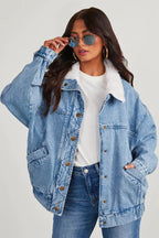 Wynona | Women's Sherpa Lined Denim Jacket