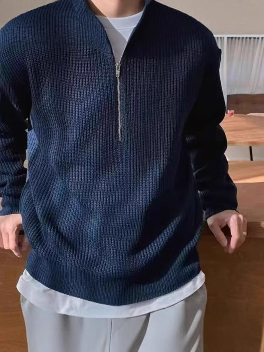 Talia Quarter-Zip Knit Sweater | Stylish Comfort for Adults