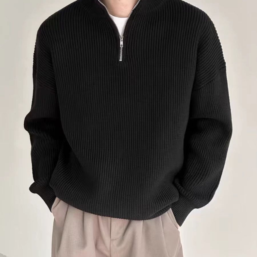 Talia Quarter-Zip Knit Sweater | Stylish Comfort for Adults