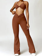 Aubri | Women's Athleisure Flare Leggings