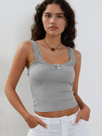 Marbella | Young Women's Lace Trim Tank Top
