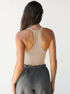 Marci Ribbed V-Neck Tank Top | Stylish Women's Athleisure