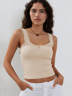 Fernanda | Women's Ribbed Knit Tank Top