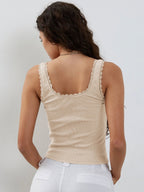 Fernanda | Women's Ribbed Knit Tank Top