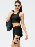 Noma | Women's Edgy Ribbed Mini Skirt