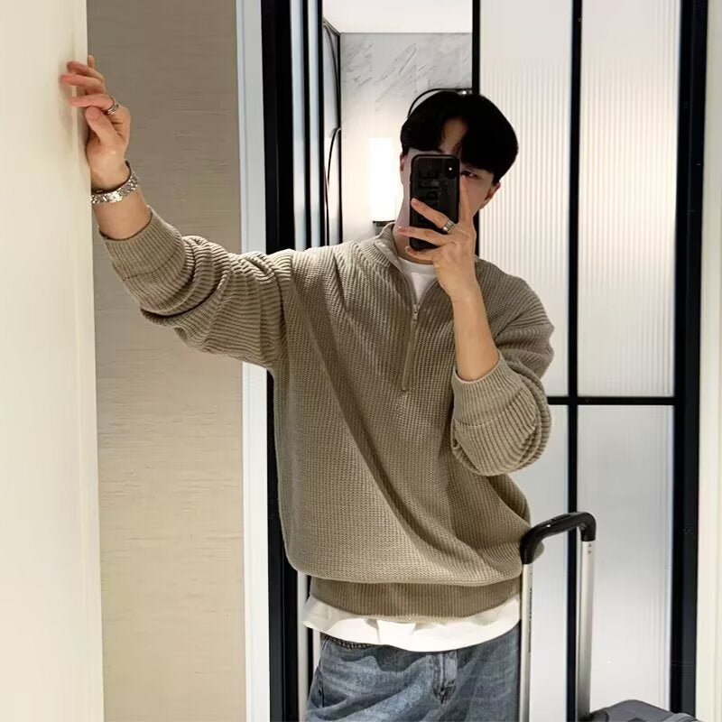 Talia Quarter-Zip Knit Sweater | Stylish Comfort for Adults