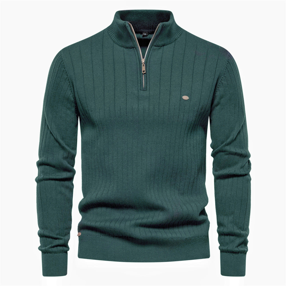 Houston | Men's Half-Zip Mock Neck Sweater
