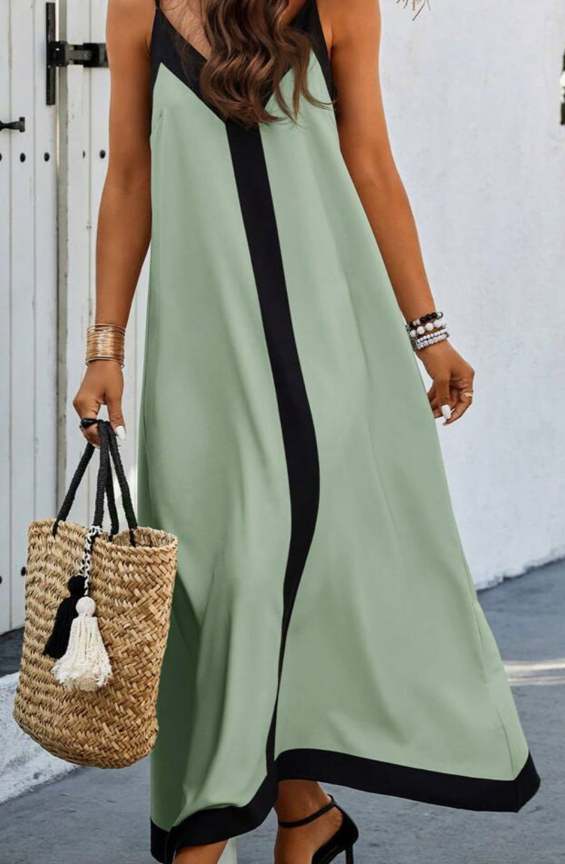 Sky | Elegant Women's Flowing Maxi Dress