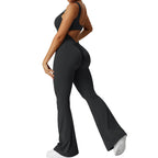 Nyomi Flare Leg Activewear Set | Women's Ruched Design