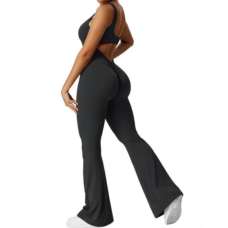 Nyomi Flare Leg Activewear Set | Women's Ruched Design