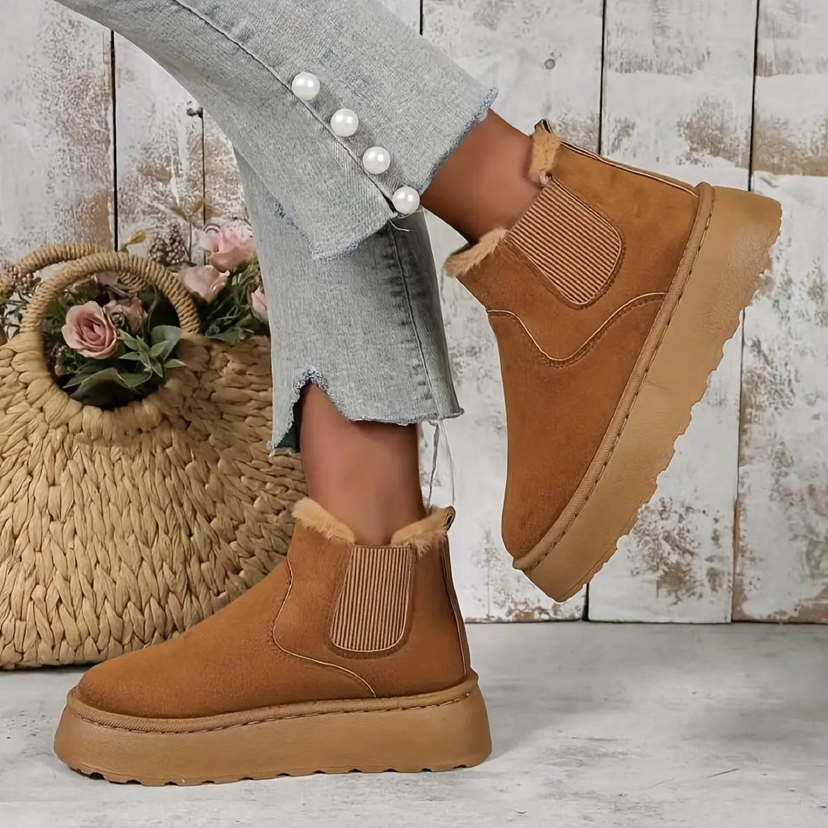 Barbara | Cozy Women's Winter Ankle Boots