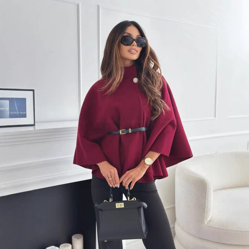 Phebe | Women's Elegant Flowing Cape Jacket