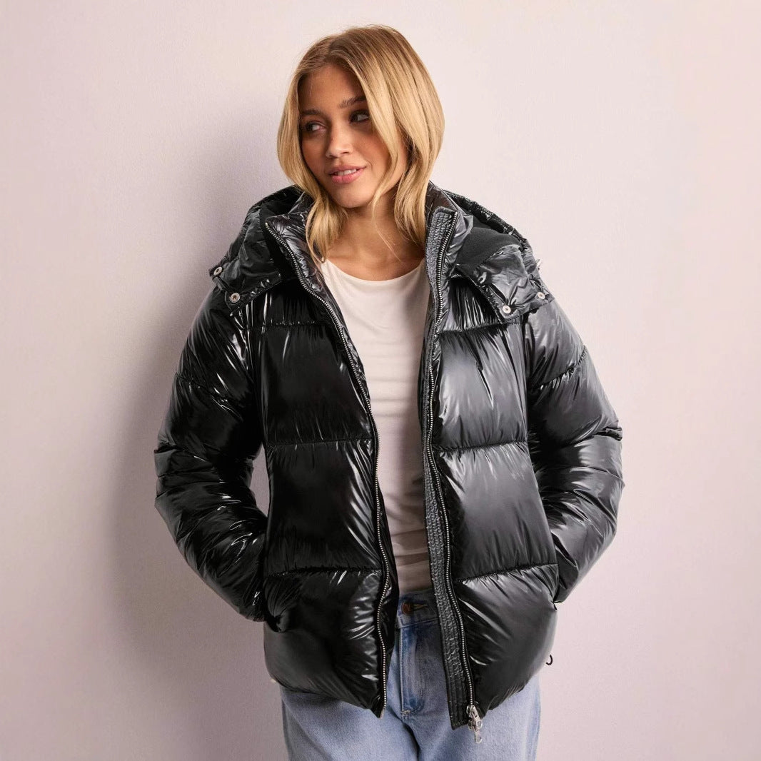 Ramona Glossy Puffer Jacket | Stylish Women's Outerwear