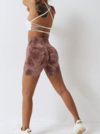 Erna | Women's High-Waist Tie-Dye Biker Shorts