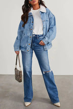 Wynona | Women's Sherpa Lined Denim Jacket