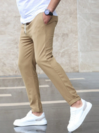 Ellis | Men's Slim Fit Drawstring Trousers
