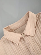 Ace Men's Vertical Pinstripe Matching Set | Effortless Resort Style