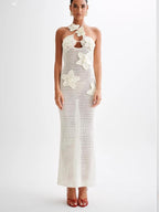 Kristan | Fashion-forward Women's Crochet Maxi Dress