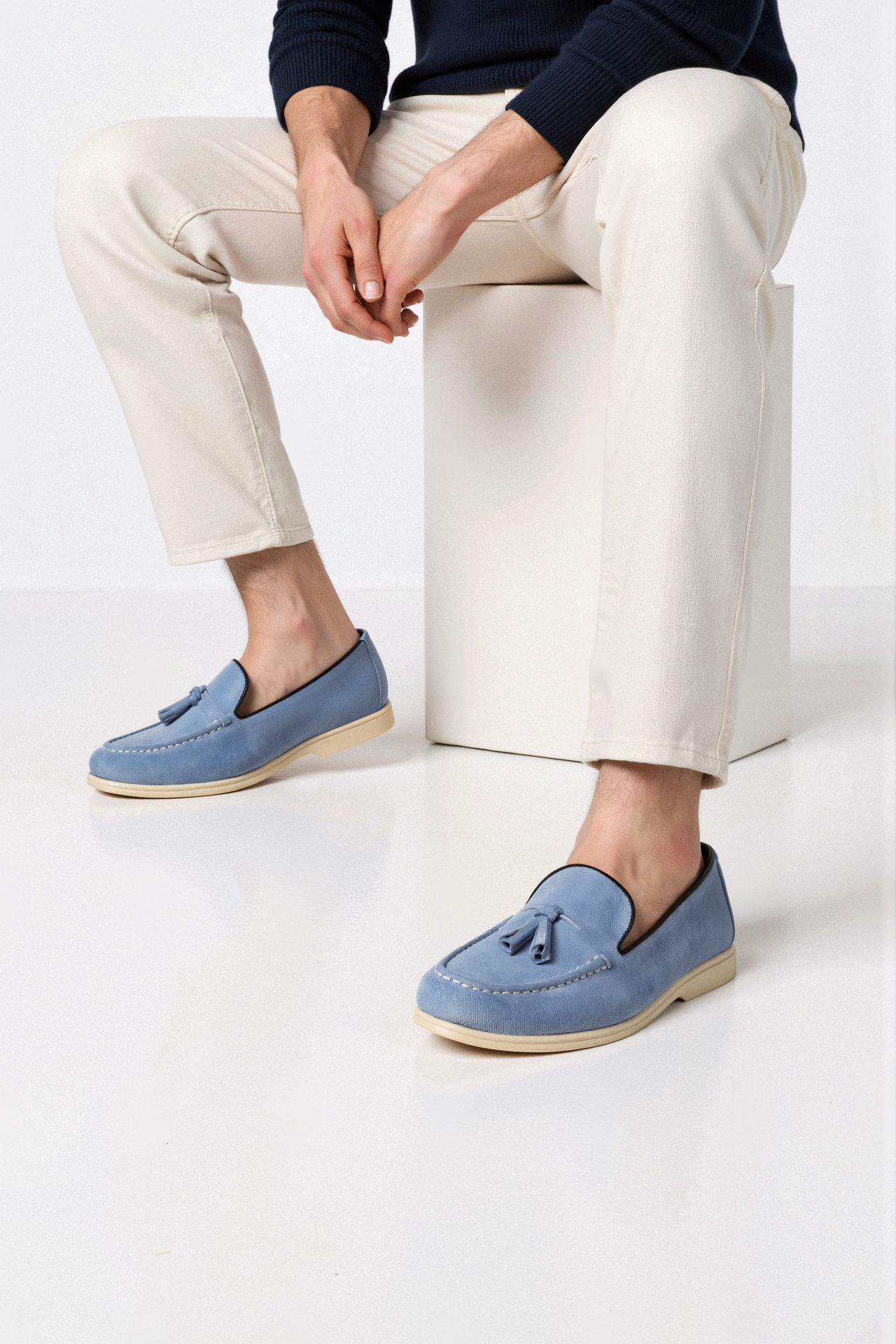 Antwan | Men's Loafers with Tassel Detail