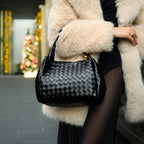 Gabrielle | Elegant Woven Leather Handbag for Women