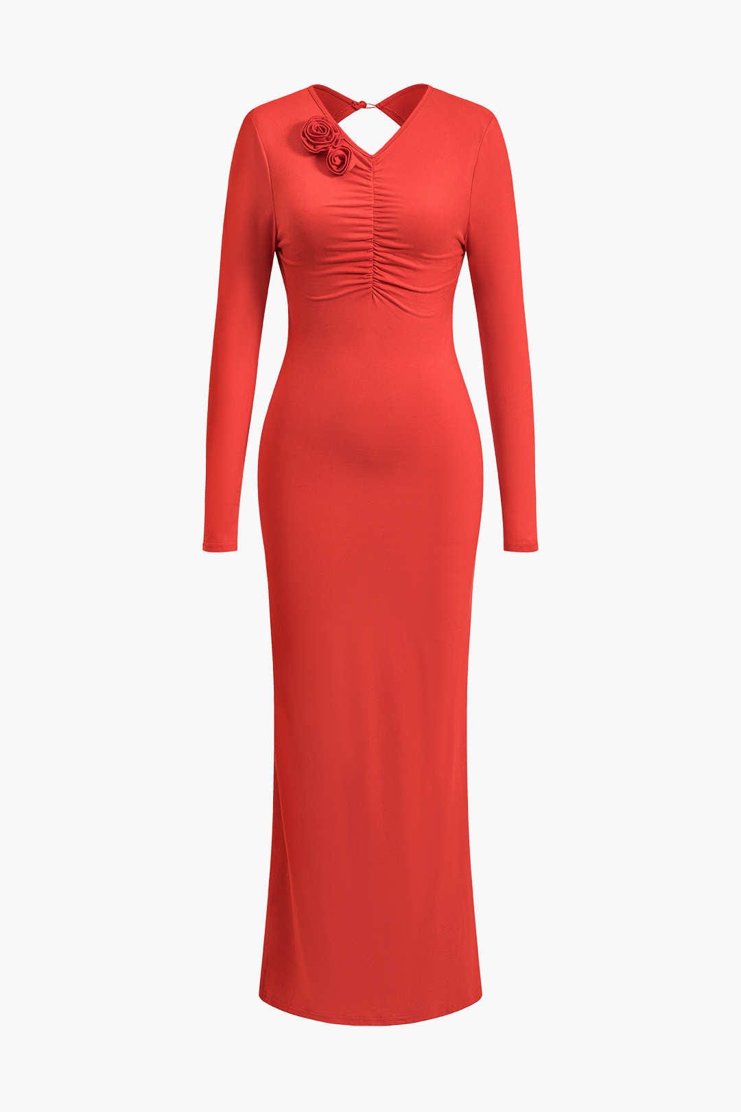 Carolina | Women's Elegant Floral Applique Maxi Dress