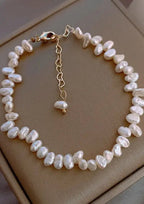 Maisha Pearl Bracelet | Elegant Freshwater Pearl Jewelry for Women