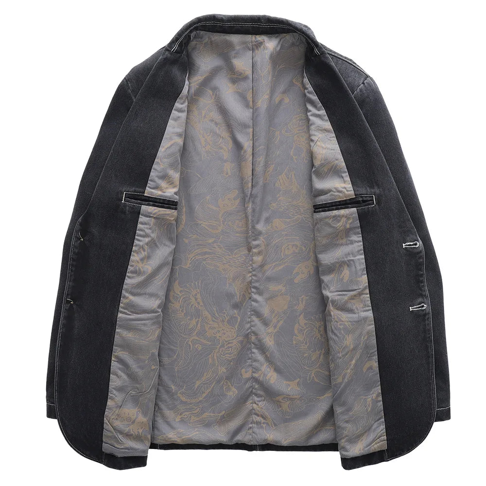 Ellis | Men's Tailored Denim Blazer for Smart Casual Style