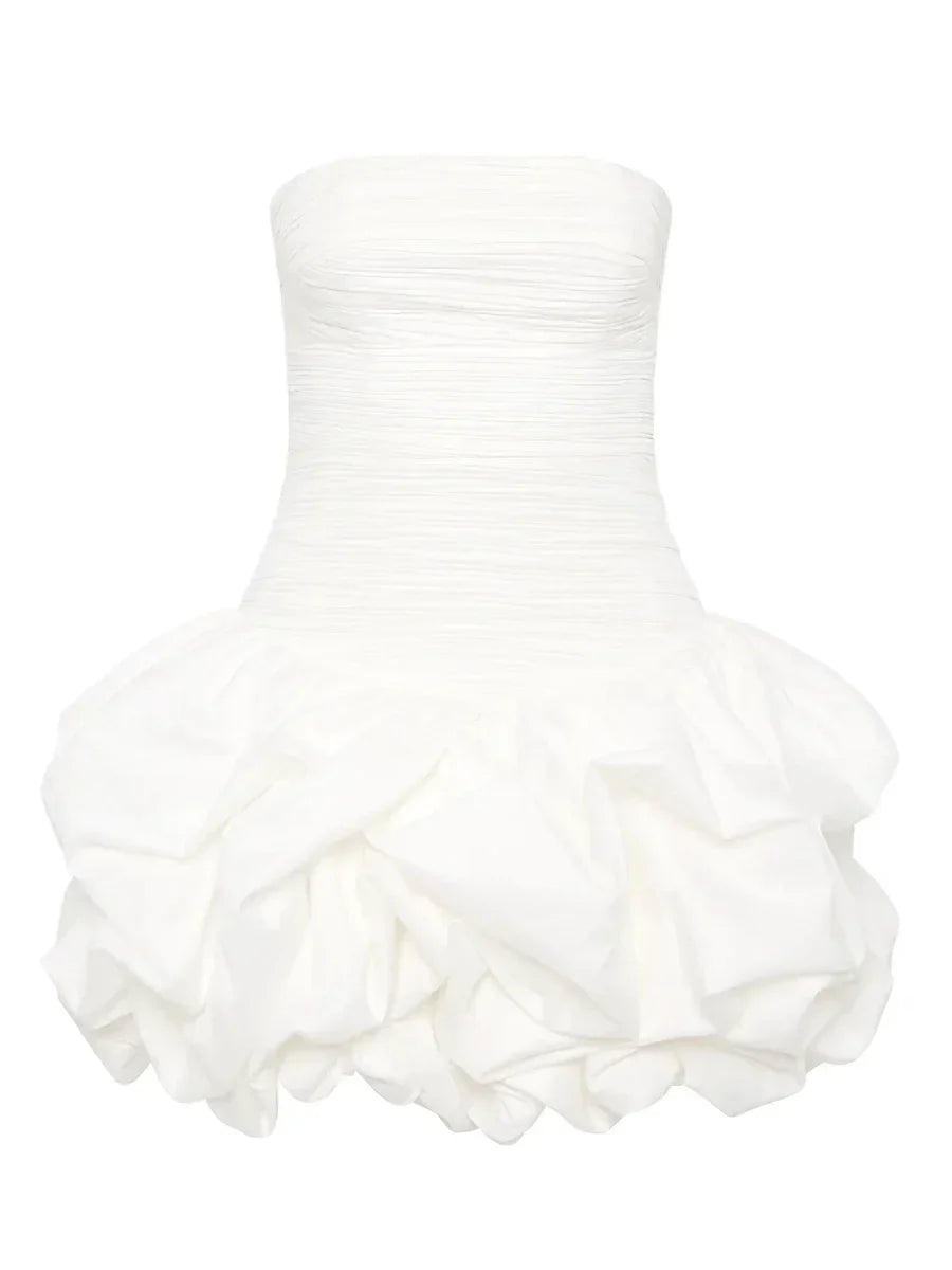 Cayden Floral Bubble Hem Mini Dress | Women's Party Wear