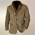 Camari Men's Layered Suede & Leather Accent Jacket