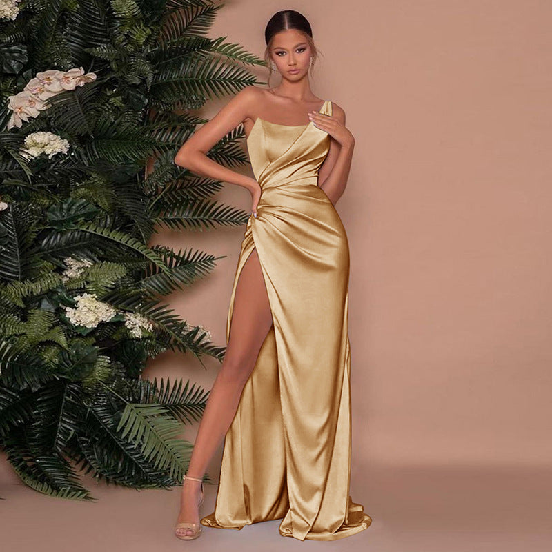 Analee | Elegant Women's Satin Evening Gown