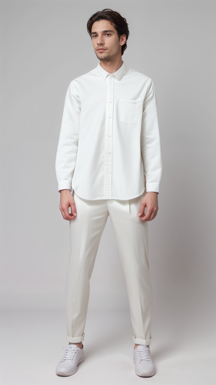 Darwin | Men's High-Waisted Pleated Satin Trousers