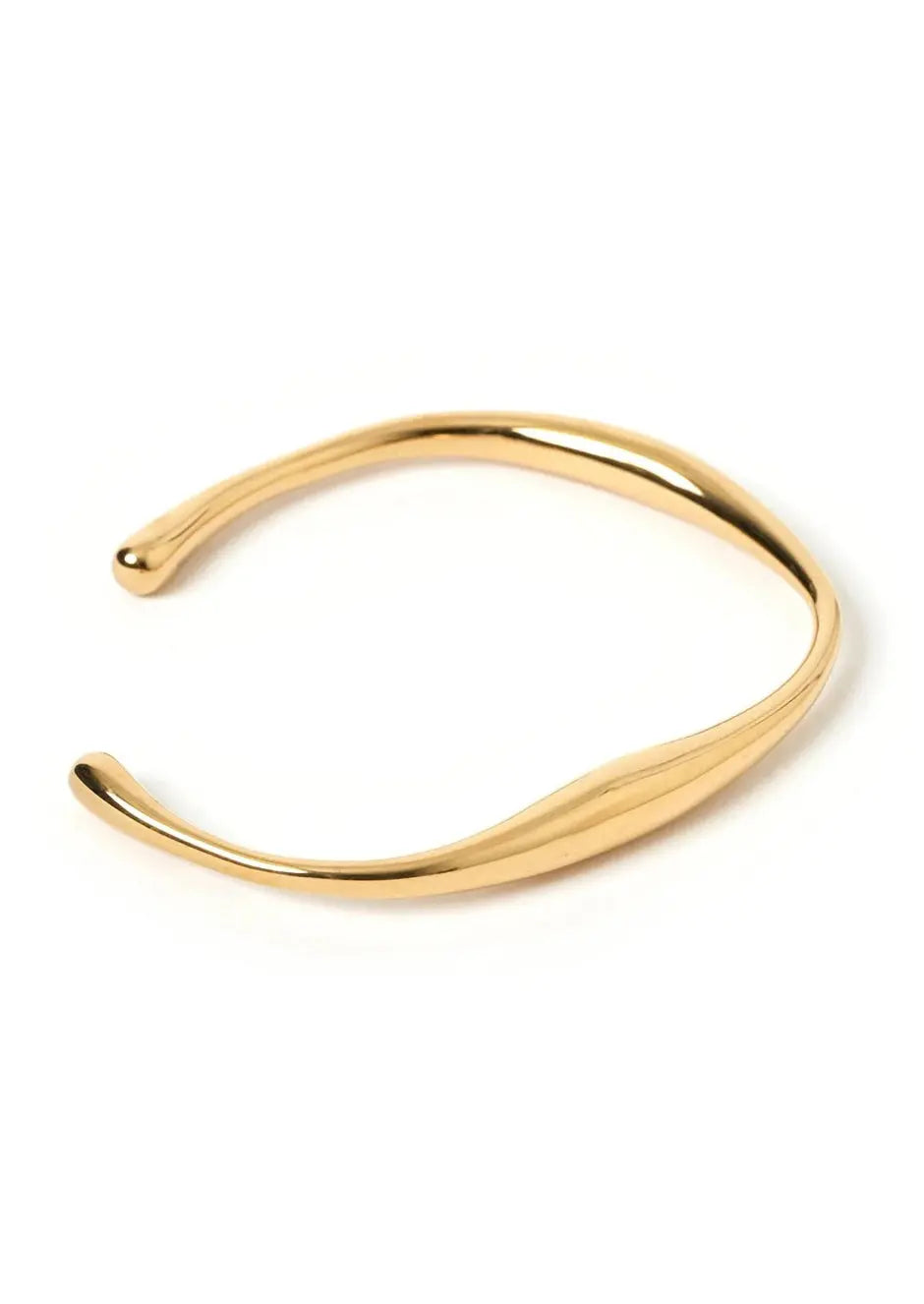 Lizeth | Elegant Gold-Tone Open Cuff Bracelet for Adults
