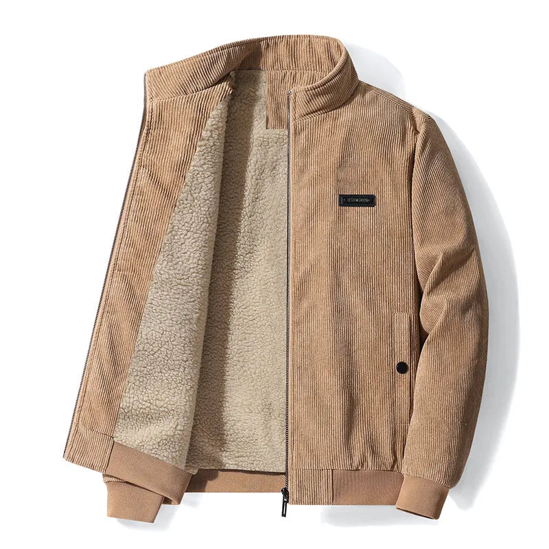 Ziad | Men's Sherpa Lined Corduroy Jacket