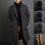 Sterling Men's Tailored Wool Blend Overcoat