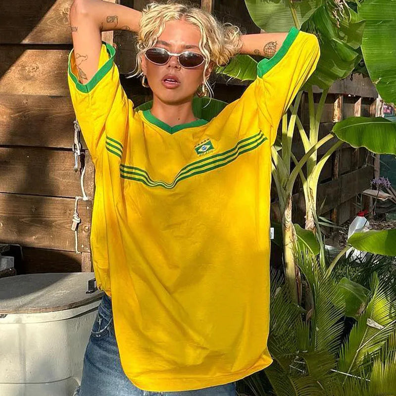 Jodie | Brazilian-Inspired Oversized Fan T-Shirt