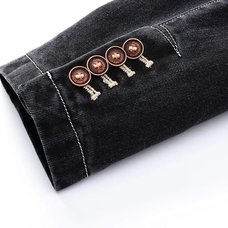 Ellis | Men's Tailored Denim Blazer for Smart Casual Style