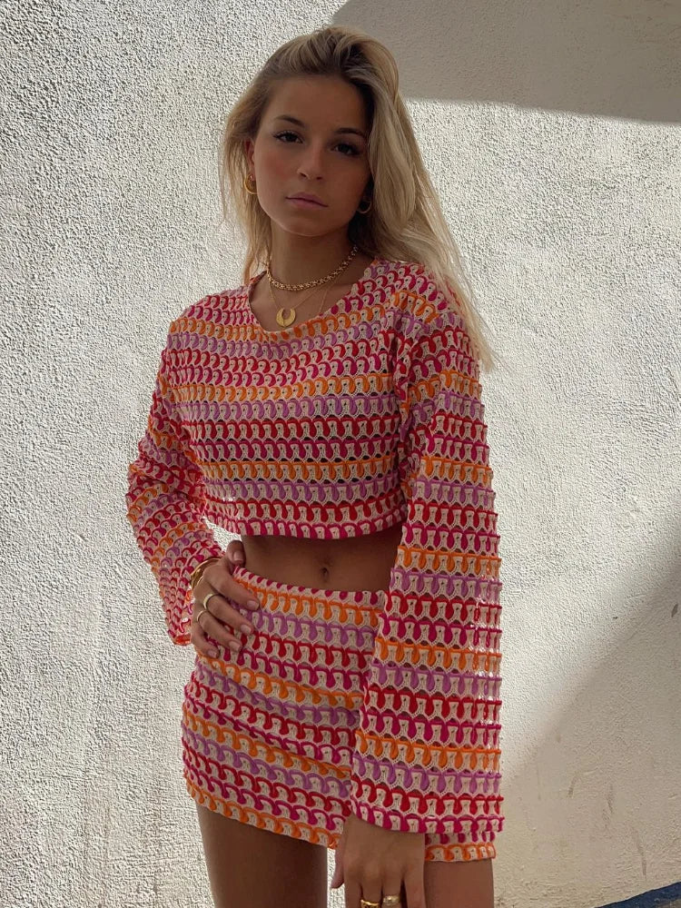 Scarlet | Young Women's Bohemian Two-Piece Set