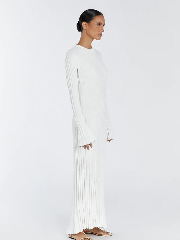 Jaylen | Women's Ribbed Knit Maxi Dress