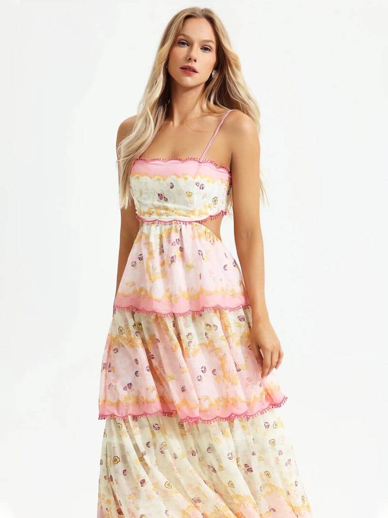 Phoenix Floral Tiered Maxi Dress | Women's Summer Style