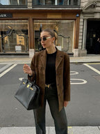 Jensen | Classic Women's Suede-Like Blazer