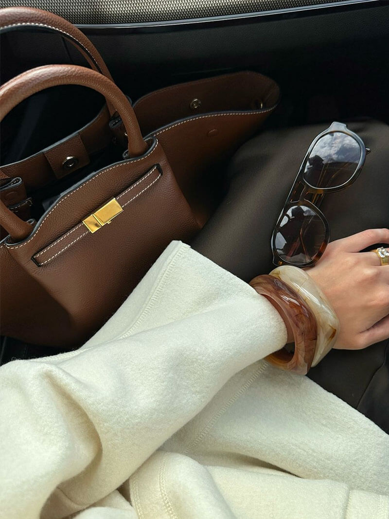 Capri | Elegant Women's Leather Tote Bag for Everyday Chic