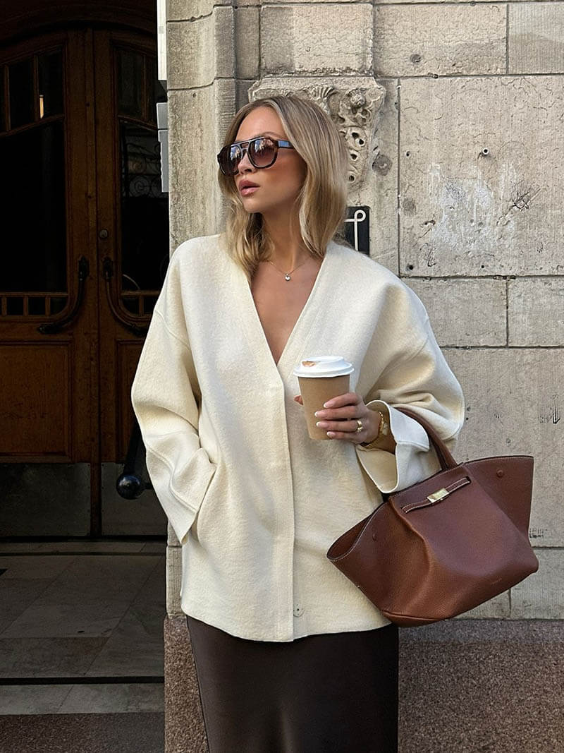 Capri | Elegant Women's Leather Tote Bag for Everyday Chic