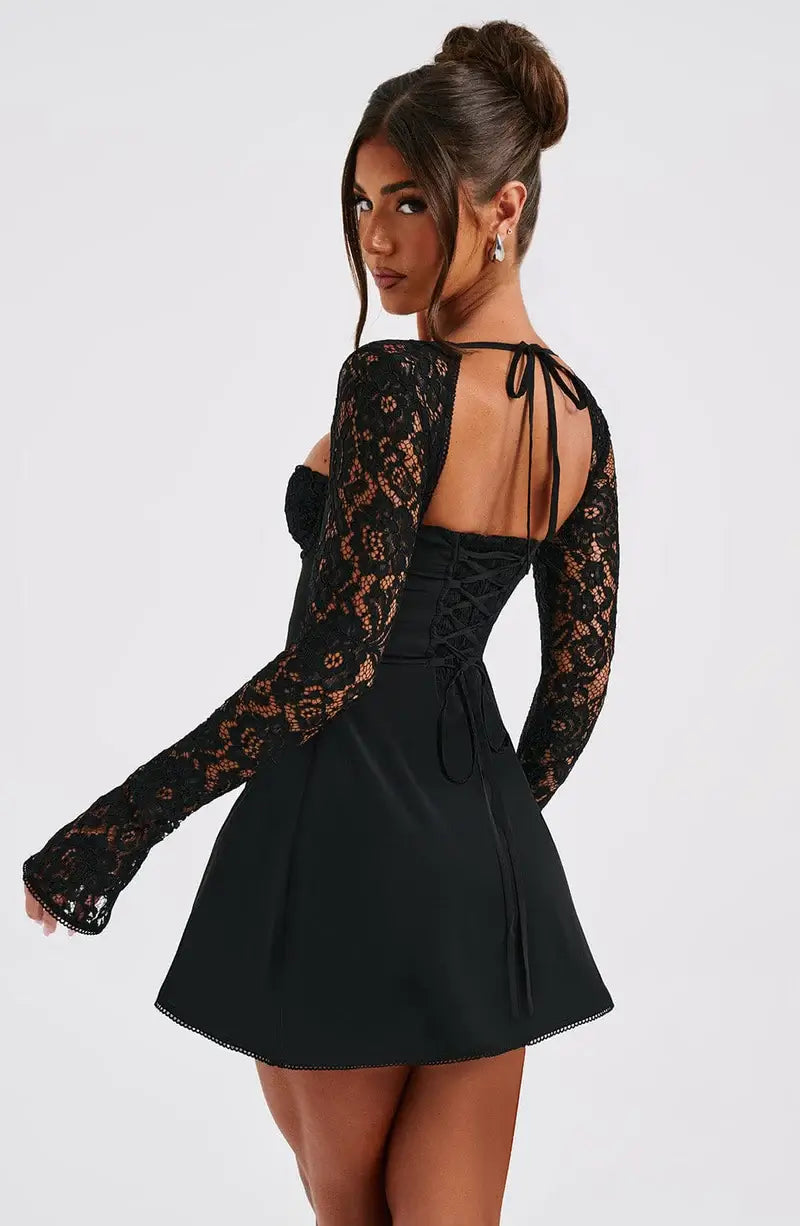 Dessa | Women's Glamorous Lace Mini Dress
