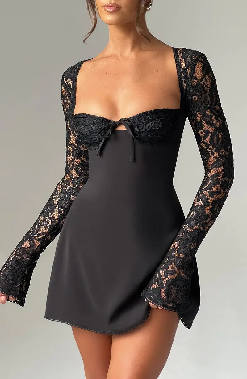 Dessa | Women's Glamorous Lace Mini Dress