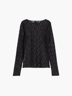 Salome | Elegant Women's Floral Lace Long-Sleeve Top