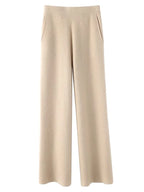 Allegra Wide-Leg Knit Pants | Effortless Style for Women