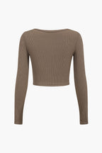 Jubilee | Women's Asymmetrical Ribbed Cut-Out Top
